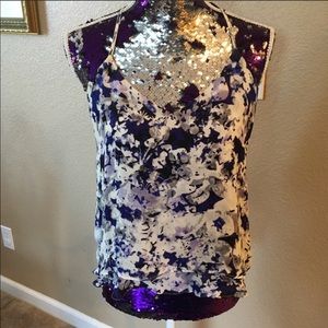 Parker silk tank top